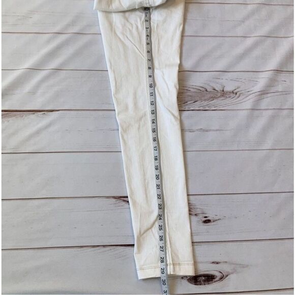 Bershka Denim Cream Skinny Jeans Size 4 - Picture 8 of 10